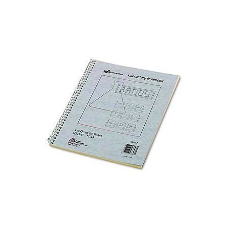 Rediform Wirebound Duplicate Lab Notebook, Quadrille Rule, 9 x 11, 100 Sheets 43647